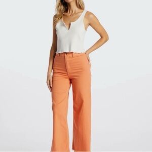 Billabong  Orange Wide-Leg Pants
